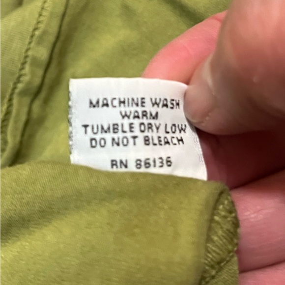 bryn Walker Chartreuse Green Long Sleeve Tunic Dress w/pockets. Size Large - Picture 11 of 14